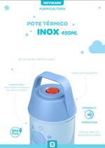 Garrafa térmica com canudo Pimpolho 400 ml