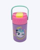 Garrafa Térmica com Canudo Unicórnio Puket 050404204 Garrafa Térmica com Canudo Unicórnio Puket 050404204