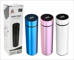 Garrafa Térmica Com Termômetro Digital Conserva 2 Horas