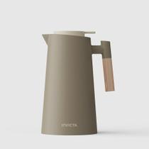 Garrafa Térmica Cori com Gatilho 1L Bege Linho Invicta