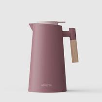 Garrafa Térmica Cori com Gatilho 1L Rosa Vintage Invicta