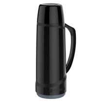 Garrafa Térmica Cristal 1 L Preta Soprano Garrafa Térmica Cristal 1 L Preta Soprano