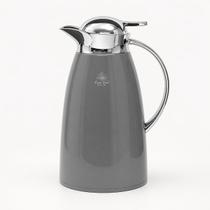 Garrafa Térmica Cromada 1 Litro Com Tampa Alavanca Para Café Chá - Cinza Garrafa Térmica Cromada 1 Litro Com Tampa Alavanca Para Café Chá - Cinza