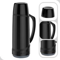 Garrafa Termica De 1 Litro Para Agua Chá ou Café Preta Garrafa Termica De 1 Litro Para Agua Chá ou Café Preta