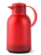 Garrafa Térmica de 1,5 Litros Quick Press Samba Emsa Vermelha Garrafa Térmica de 1,5 Litros Quick Press Samba Emsa Vermelha