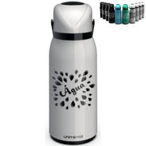 Garrafa Térmica de 1,8 Litros Decorada Grande Com Alça e Sistema de Pressão Verona Unitermi