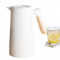Garrafa Térmica de 1L - Isolamento Nórdico de Grande Capacidade (Branca)