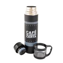 Garrafa Térmica de 500ml com Caneca - Café Na Medida Certa - Desembrulha