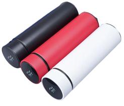 Garrafa Térmica de Aço 500ml Com Sensor de LED Touch Portátil Inoxidável Copo Isolado Premium Á