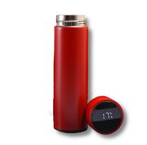 Garrafa Térmica de Aço 500ml Com Sensor de Medida de Temperatura de LED Touch Portátil Inoxidável Copo Isolado Premium Á Garrafa Térmica de Aço 500ml Com Sensor de Medida de Temperatura de LED Touch Portátil Inoxidável Copo Isolado Premium Á