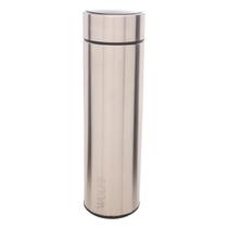Garrafa Térmica de Aço Inox Cinza com Termômetro em LED 500ml Wolff