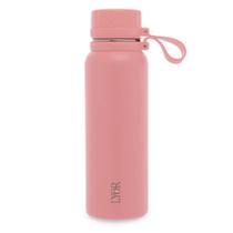 Garrafa Térmica De Aço Inox Explorer 650ml Rosa