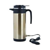 Garrafa Térmica De Aço Inoxidável 12V 24V 750/1200ML Caneca Elétrica Portátil Aquecida Para Carro