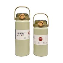 Garrafa Térmica De Aço Inoxidável De Grande Capacidade, 1l/1,2l, Frasco De Vácuo Com Canudo Para