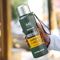 Garrafa Térmica De Aço Inoxidável Vácuo Portátil 1000ML Isolado C/ Alça e Bolsa de Transporte