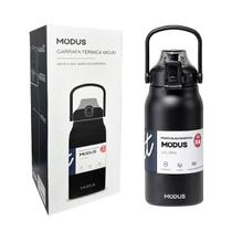 Garrafa Térmica de Água 1700ml Aço Inoxidável com Canudo Portátil Café Suco Academia Passeio Camping Caminhada