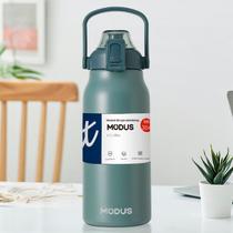 Garrafa Térmica de Água Café Suco Aço Inox Portátil 1,7 Litros Bebida Quente Fria Academia Passeio Camping Caminhada