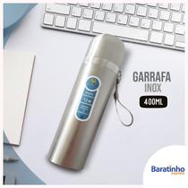 Garrafa Térmica De Água Squeeze Click 400ml Aço Inox