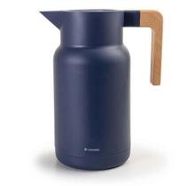 Garrafa Térmica de Café 1 Litro Wood Fashion Azul Termopro