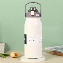 Garrafa Térmica de Café Água Suco 1,7 Litros Bebidas Quentes Frias Aço Inox Academia Passeio Caminhada Camping