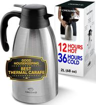 Garrafa térmica de café Cresimo 2L - 12 horas isolada a quente Garrafa térmica de café Cresimo 2L - 12 horas isolada a quente