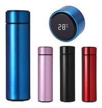 Garrafa Térmica de Café e Água com Sensor de Temperatura em LED - 500ML