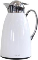 Garrafa Térmica De Café E Chá Aço Inox 1l Vidro Silicone Elegante