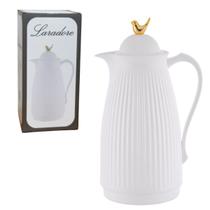 Garrafa Térmica de Café Laradore Bird - Branca e Dourada 1L