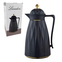 Garrafa Térmica de Café Laradore Chic - Preta e Dourada 1L