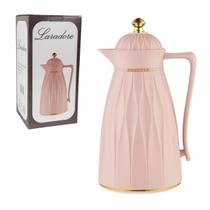 Garrafa Térmica de Café Laradore Chic - Rosa e Dourada 1L