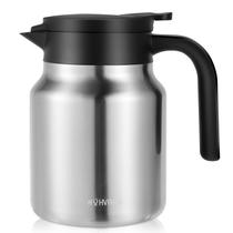 Garrafa térmica de café WYHVAND 1L em aço inoxidável prata Garrafa térmica de café WYHVAND 1L em aço inoxidável prata