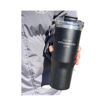 Garrafa Térmica De Grande Capacidade 30.43oz Copo Para Café E Água Com Canudo Garrafa Térmica De Grande Capacidade 30.43oz Copo Para Café E Água Com Canudo