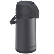 Garrafa Térmica De Inox 1l Single Soprano Preto Garrafa Térmica De Inox 1l Single Soprano Preto