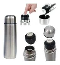 Garrafa Térmica De Inox Café Chá Água Quente E Fria 750ml Garrafa Térmica De Inox Café Chá Água Quente E Fria 750ml