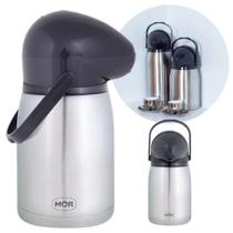 Garrafa Termica de Inox e Pressao 1,3 L Nobile - Mor Cafe, Agua e Chas