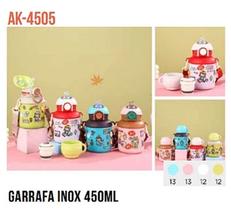 Garrafa Térmica de Inox Infantil 450ml - Tomate AK-4505 Garrafa Térmica de Inox Infantil 450ml - Tomate AK-4505
