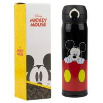 Garrafa Térmica de Inox Mickey Mouse Preto 400ml Licenciado - Taimes