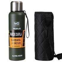 Garrafa Térmica De Isolamento A Vácuo Em Aço Inoxidável Verde 1500ml Garrafa Térmica De Isolamento A Vácuo Em Aço Inoxidável Verde 1500ml