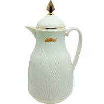 Garrafa Térmica de Mesa Day Days 1L em Plástico e Vidro com Bico anti-gota Branco Garrafa Térmica de Mesa Day Days 1L em Plástico e Vidro com Bico anti-gota Branco