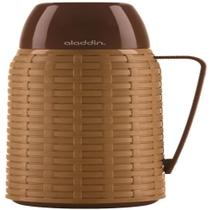 Garrafa térmica De Mesa Rattan 1 Litro Marrom Aladdin Garrafa térmica De Mesa Rattan 1 Litro Marrom Aladdin