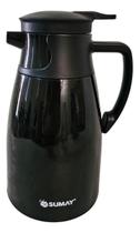 Garrafa Térmica De Mesa Sumay 1 Litro Mônaco Preta