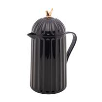 Garrafa Térmica de Plástico Bird Preta 600 ML Wolff