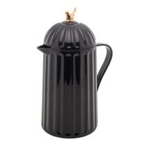 Garrafa Térmica De Plástico Bird Preta 600Ml Wolff Garrafa Térmica De Plástico Bird Preta 600Ml Wolff