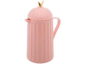 Garrafa Térmica de Plástico Bird Rosa 600 ML Wolff