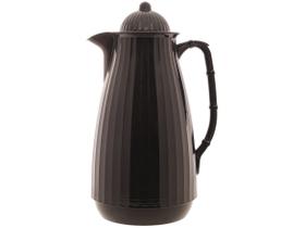 Garrafa Térmica de Plástico Lyor 1L Bambu Preta Garrafa Térmica de Plástico Lyor 1L Bambu Preta