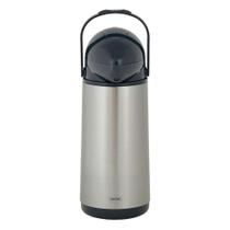 Garrafa Térmica de Pressão Mor Nobile 1L Inox Garrafa Térmica de Pressão Mor Nobile 1L Inox