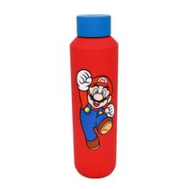 Garrafa termica de rosca Super Mario aço inoxidavel oficial - Zona Criativa