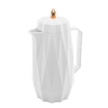 Garrafa Térmica Diamond Branca 1 Litro De Café Chá Lyor Garrafa Térmica Diamond Branca 1 Litro De Café Chá Lyor