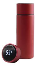 Garrafa Térmica Digital 500ml Premium Em Aço Inox - Vermelho