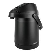 Garrafa Térmica em Aço Inox 2,5 Litros Preta - Chacal Garrafa Térmica em Aço Inox 2,5 Litros Preta - Chacal